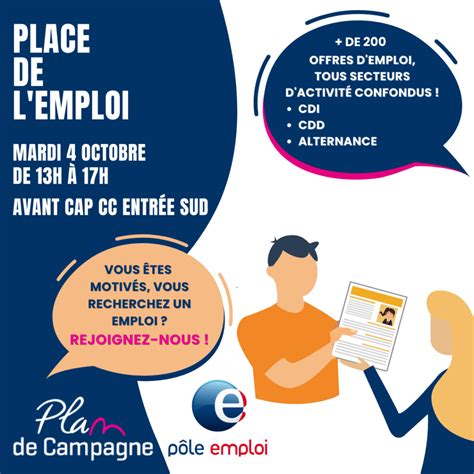 PLACE DE L EMPLOI ET DE LA FORMATION Plan De Campagne