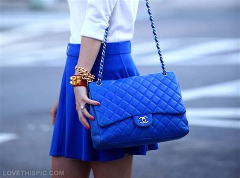 Blue Chanel Purse Cute Photography Blue Pictures Photos Pretty Chanel