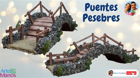 Puente en Cartón y Piedra Para Belenes Pesebres y Maquetas Arte en