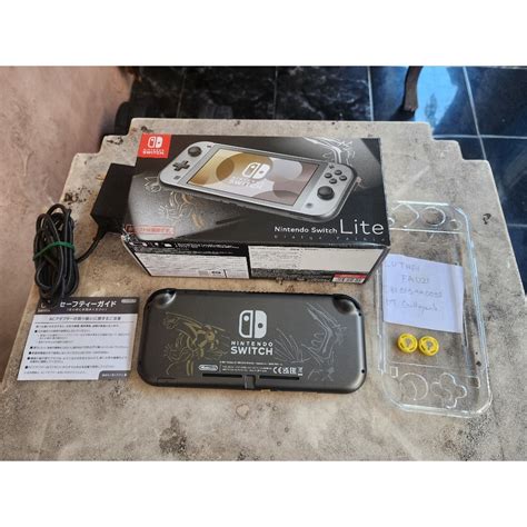 Jual Nintendo Switch Lite Pokemon Dialga Palkia Limited Edition Fullset