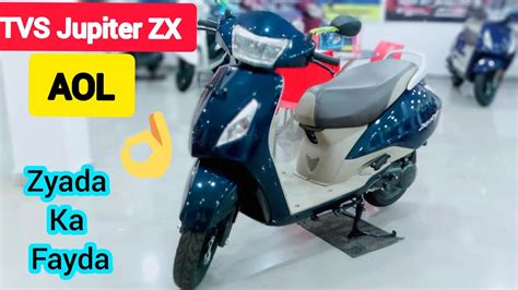 Tvs Jupiter Zx Aol Starlight Blue Review Detailed