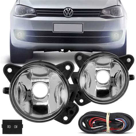 Kit Farol Milha Fox Space Fox 2010 2011 2012 2013 Auxiliar Neblina No