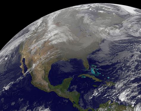 NASA issues satellite image of storm battered USA, New York and Canada ...