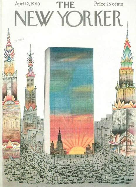 Apr 2 1960 By Saul Steinberg Saul Steinberg New Yorker Covers