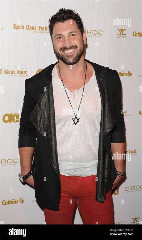 Maks Chmerkovskiy Arriving To Ok Magazines Pre Oscar Party Held At