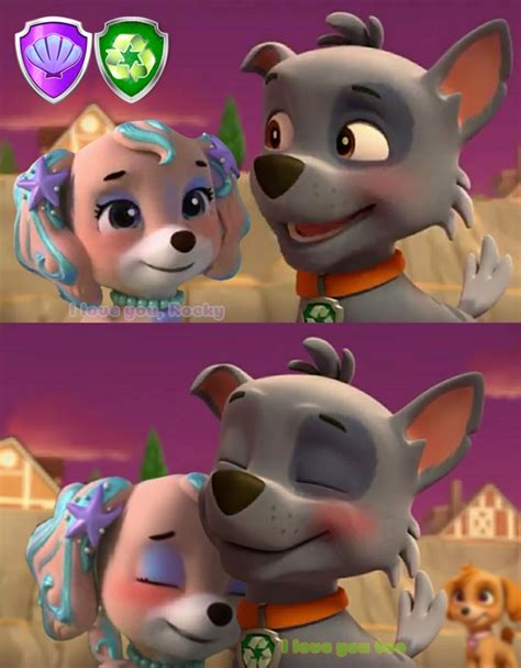 I Love You More I Do Rocky X Coral Paw Patrol By Chaserace22 On Deviantart