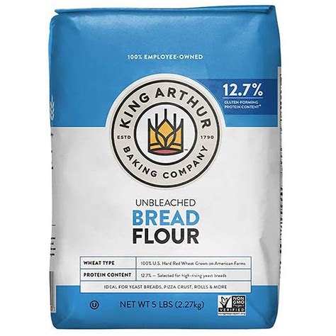 King Arthur Unbleached Bread Flour Non Gmo Project Verified