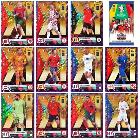 Topps Match Attax Uefa Euro 2024 Ultimate Xi Parallelo Zaffiro