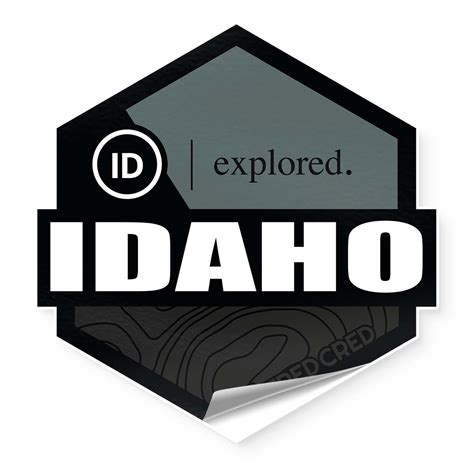 Sticker Idaho State Tred Cred