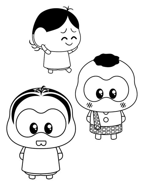 Desenho Para Colorir Da Monica - 8