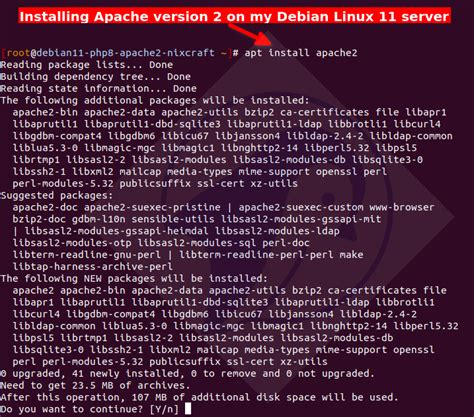 How To Install Php With Apache On Debian Linux Nixcraft