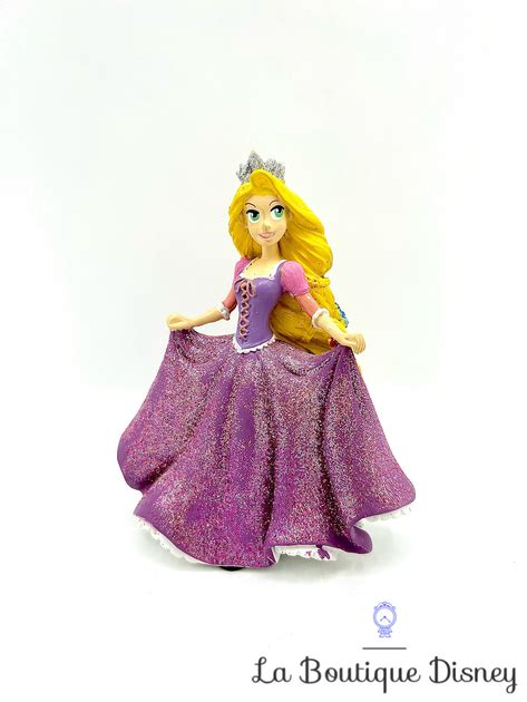 Figurine résine Raiponce Disneyland Paris Disney princesse paillettes