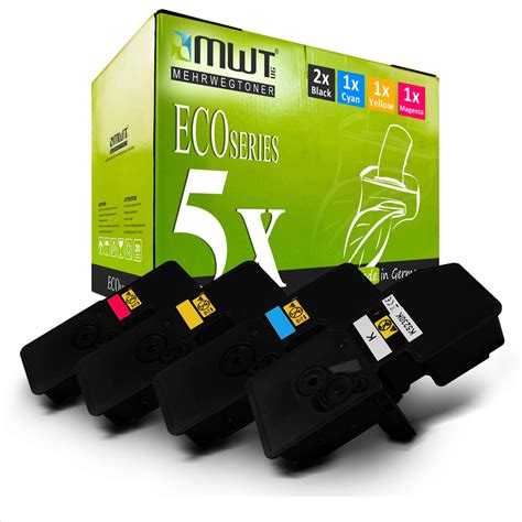 5x Mwt Eco Toner Xxl Für Kyocera Ecosys M 5521 Cdw P 5021 Cdn M 5521