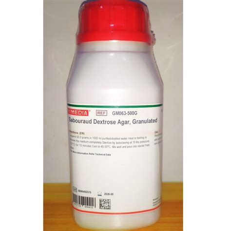 HIMEDIA Sabouraud Dextrose Agar 500g For Microbiology Shopee Philippines