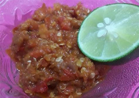 Resep Sambal Terasi Mentah Oleh Wulandari Cookpad