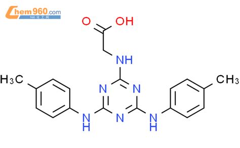 62751 88 6 Glycine N 4 6 Bis 4 Methylphenyl Amino 1 3 5 Triazin 2