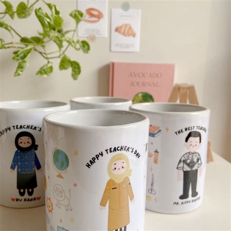 Jual Mug Gelas Customemug Karakter Mug Profesikado Hari Guruhampers