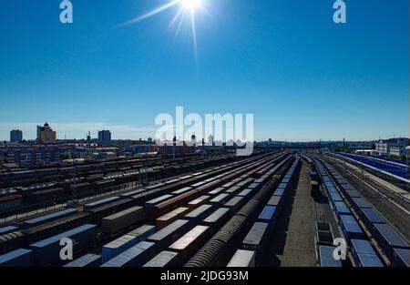 Hulunbuir China Juni Luftfoto Vom Juni Zeigt Ein