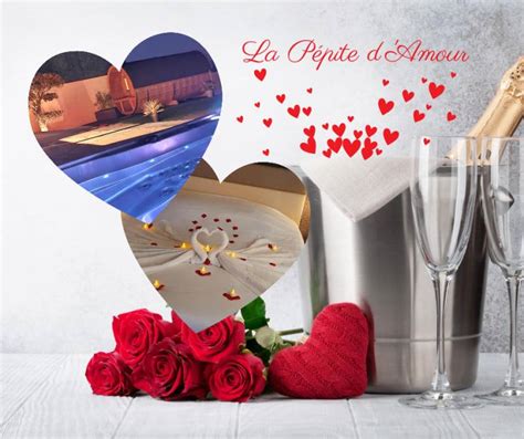bon cadeau pour offrir une nuit damour en love room avec spa privatif
