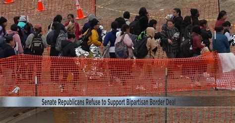 Senate Republicans refuse to support bipartisan border deal | News ...