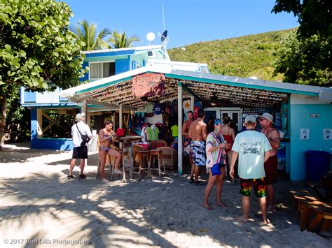 A visit to the Soggy Dollar Bar on our shore excursion to Jost V | Tom ...