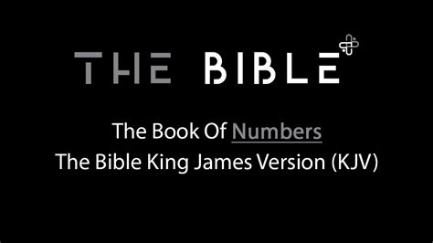 The Book Of Numbers The Bible King James Version Kjv Youtube