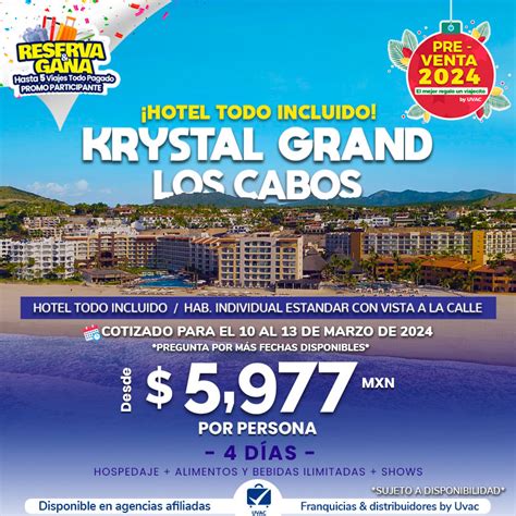 Krystal Grand Los Cabos Hotel Todo Incluido UVACONLINE