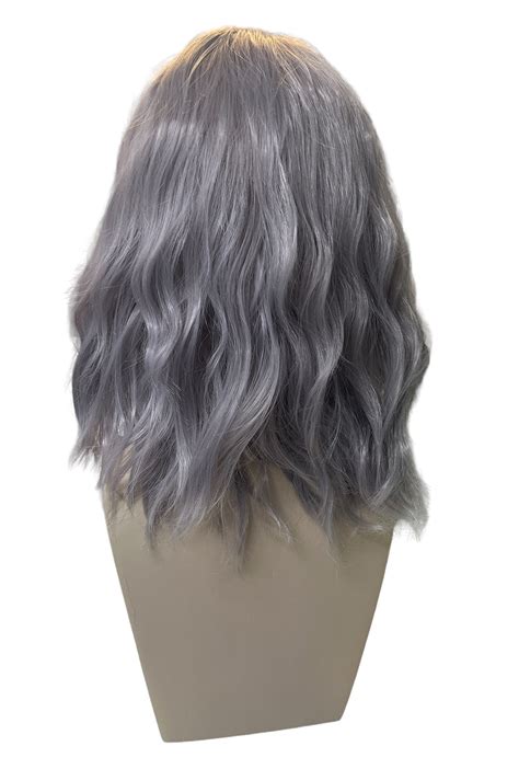 Silver Grey Shoulder Length Loose Wave Wig Perth Hurly Burly