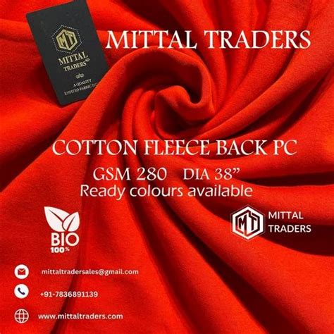 Cotton Fleece Knitted Fabric Gsm At Rs Kg Cotton Fleece In