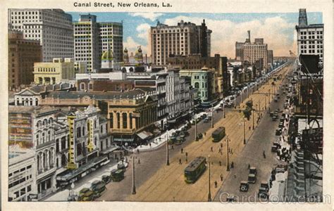 Canal Street New Orleans, LA Postcard