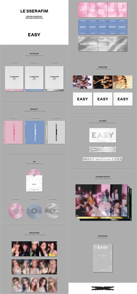 Le Sserafim Easy Photobook Ver