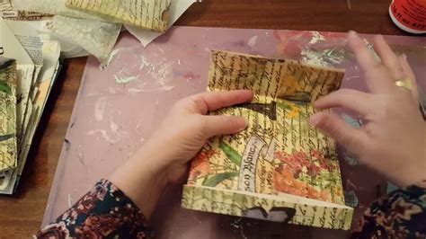 Tutorial Making Decoupage Envelopes From Old Book Pages Old Book