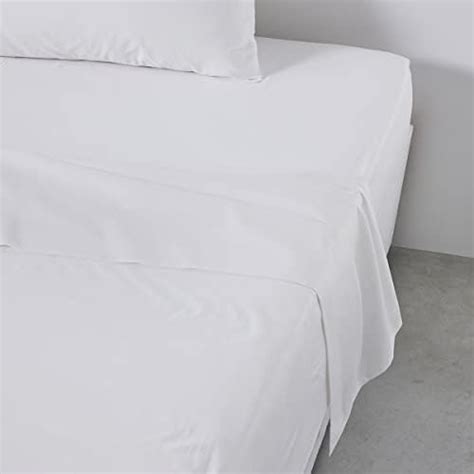 Today Essential Drap Plat 2 Personnes 240X300 Cm Coton Uni Blanc