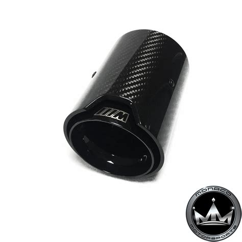 Bmw 2 3 And 4 F22 F30 F32 F36 Series Black Carbon Fiber Exhaust Tips