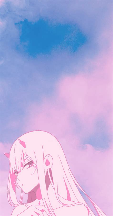 Zero Two Aesthetic Pink Anime Girl Anime Aesthetic Zerotwo Darling In The Franxx Hd Phone