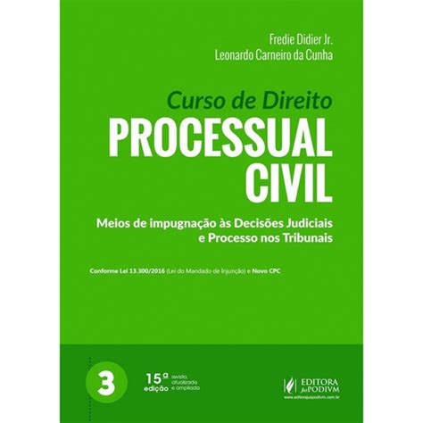 Curso De Direito Processual Civil Vol Ed Submarino