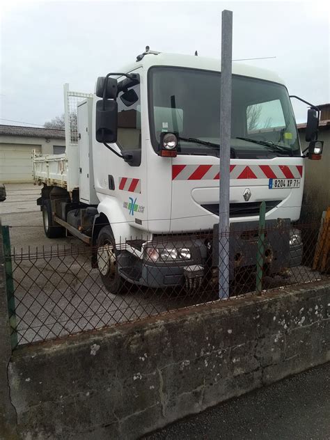 Camion Renault Midlum Dci Tri Benne Vasp Voirie Autres Poids