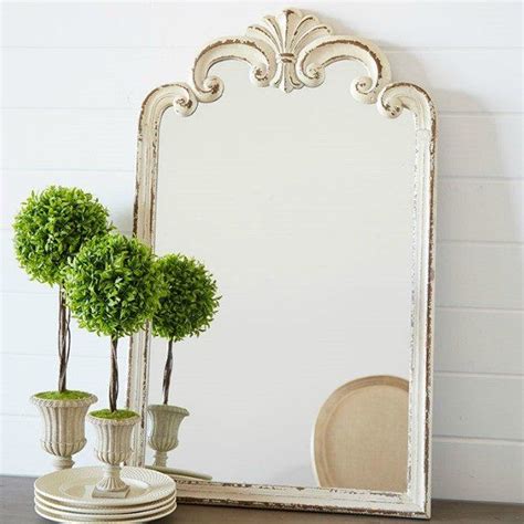 Shabby Chic Arched Wall Mirror Shabby Chic Mirror Wall Shabby Chic