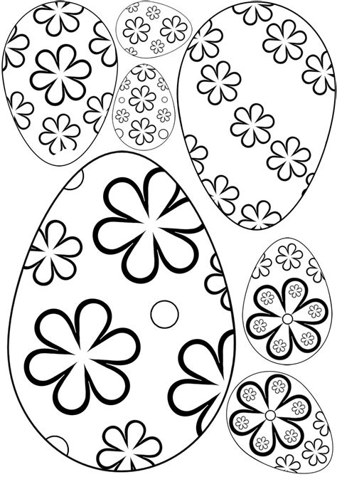 Flower Patterned Easter Eggs Rooftop Post Printables