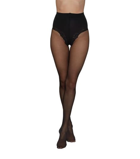 Womens Falke Black Shaping Top Tights Denier Harrods Uk