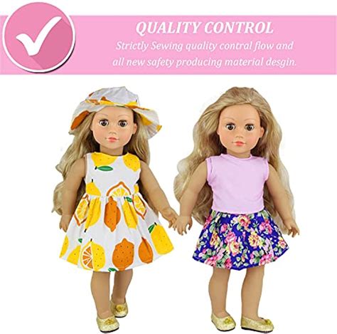 Zita Element 10 Sets American 18 Inch Girl Doll Clothes Dress And