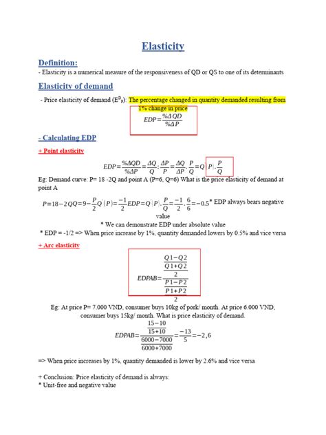 Principles of Microeconomics Chapter 3 - Elasticity | PDF | Demand | Elasticity (Economics)