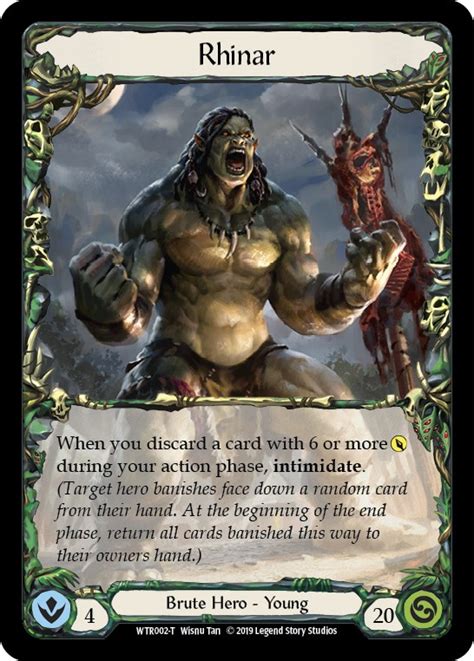 Rhinar Rhinar Reckless Rampage Welcome To Rathe Flesh And Blood TCG