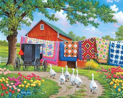 Solve Ducks To The Barn Jigsaw Puzzle Online With 120 Pieces