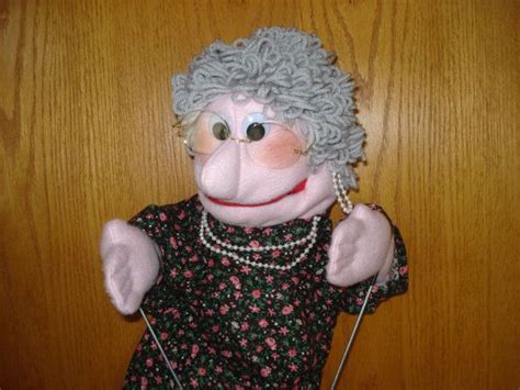 Mrs Pruitt Hand Puppet Woman Lady Grandma Moveable Mouth Arm Etsy