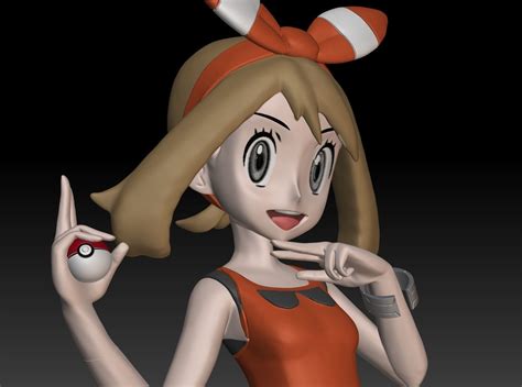 Pokemon Hoenn Trainer May D Model D Printable Cgtrader