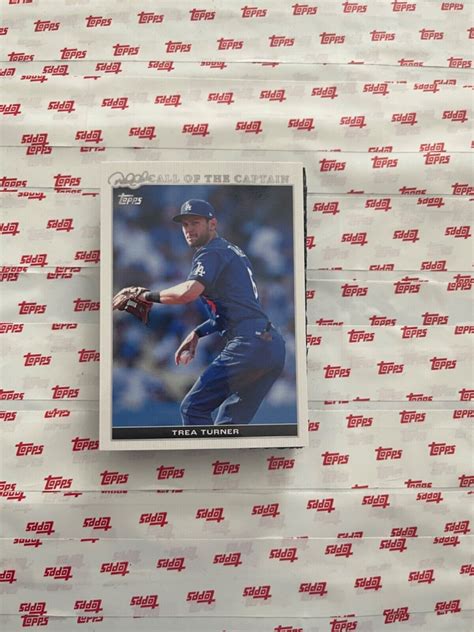 2022 Topps X Derek Jeter Call Of The Captain 38 Trea Turner Los Angeles