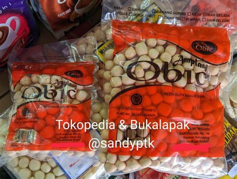 Jual Snack Amplang Ikan Obic Besar Jumbo Getas Asli Ketapang Kalimantan