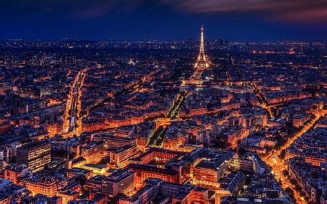 1440x900 Paris France Eiffel Tower Night Wallpaper,1440x900 Resolution ...