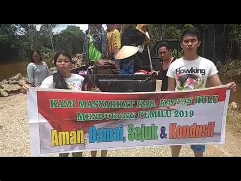 Deklarasi Pemilu Damai Masyarakat Kecamatan Embaloh Hulu Kabupaten